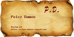 Polcz Damos névjegykártya